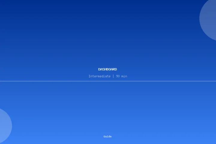 Building a Real-Time Dashboard