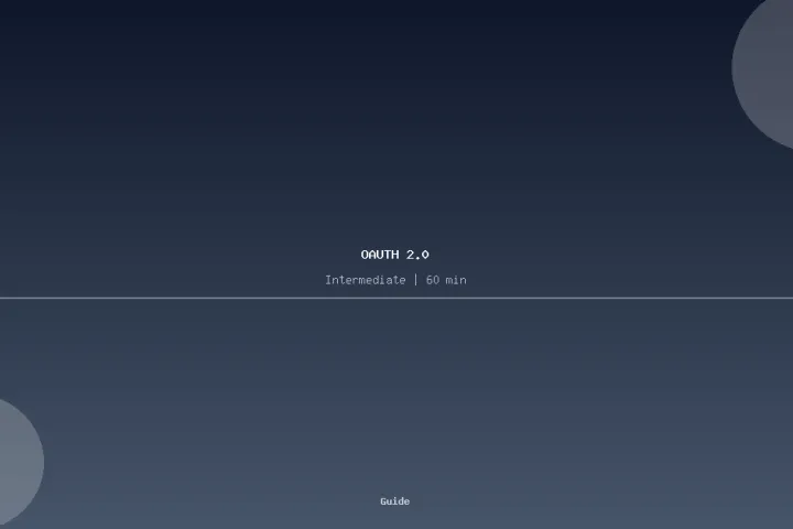 Implementing OAuth 2.0 Authentication